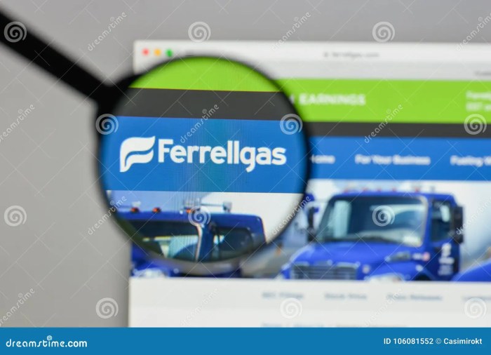 Ferrellgas partners stock price